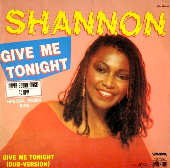 Shannon-Give-me-tonightのドイツ版ジャケット
